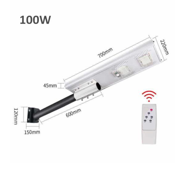 À prova de água todo em uma luz de rua solar do diodo emissor de luz para a estrada que leve 90w 150w