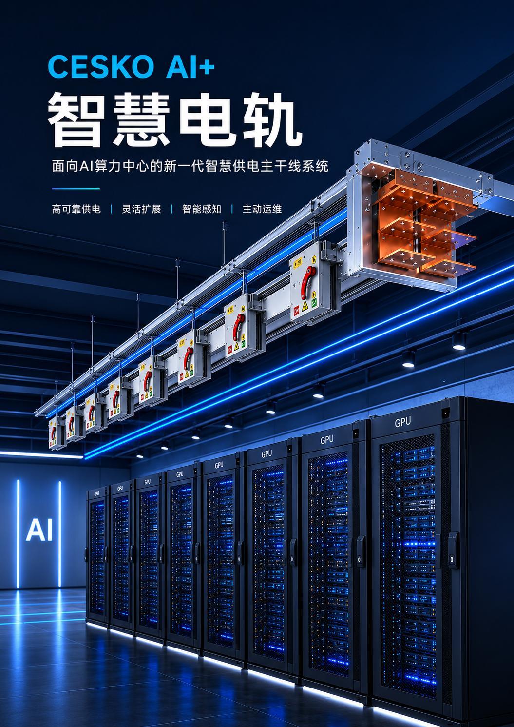 AI+ Intelligent Busway System 1250A-6300A with AI Proactive Warning and Closed