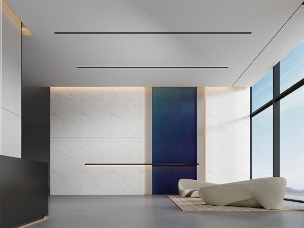 White 1420x2700mm Sintered Stone Slab for Indoor Flooring