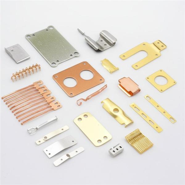 Partes de estampado de acero inoxidable personalizadas 0.2-5 mm de espesor ISO9001