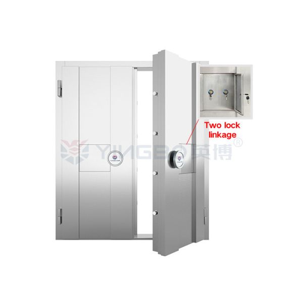 H2200*W1980mm Fireproof Vault Door Stainless Steel Security For Hotel Commercial Bank Strong Room Door