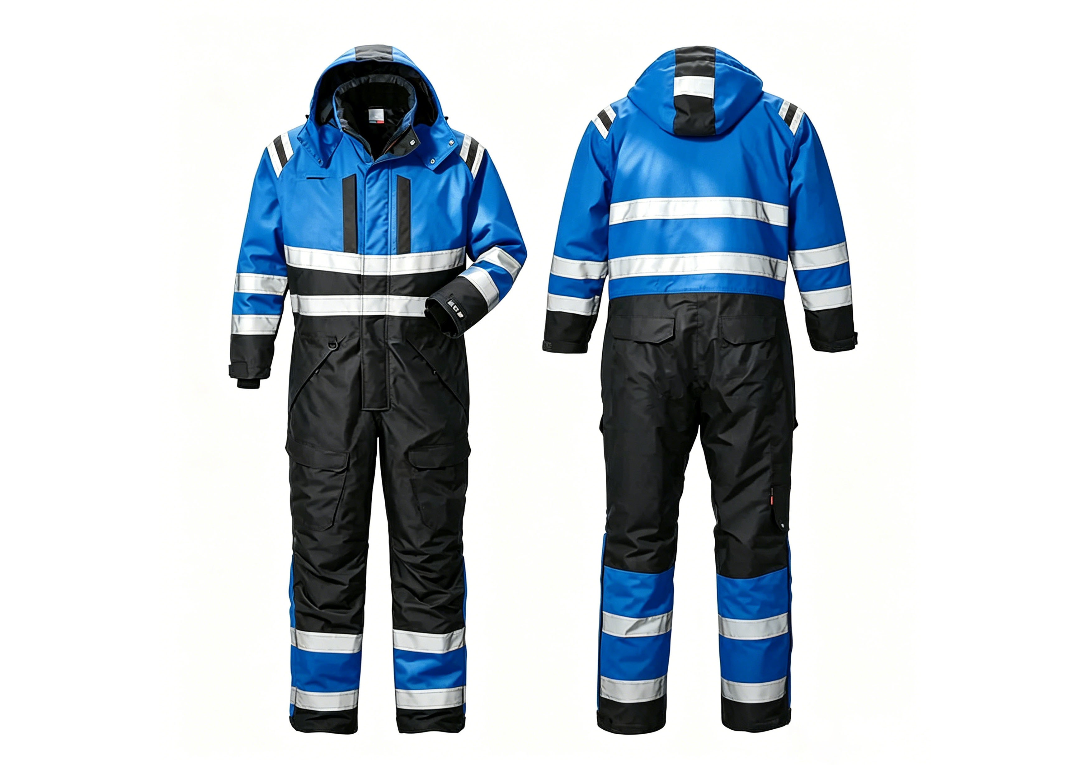 High Visibility Pressure Washing Overalls Breathable Waterproof Work Coveralls Durable