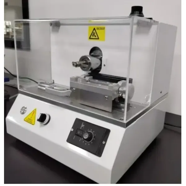 ISO180 ASTM D256 Compliant Plastic Notching Machine with Alloy Steel Cutting Tools for High Efficiency Sample Preparation
