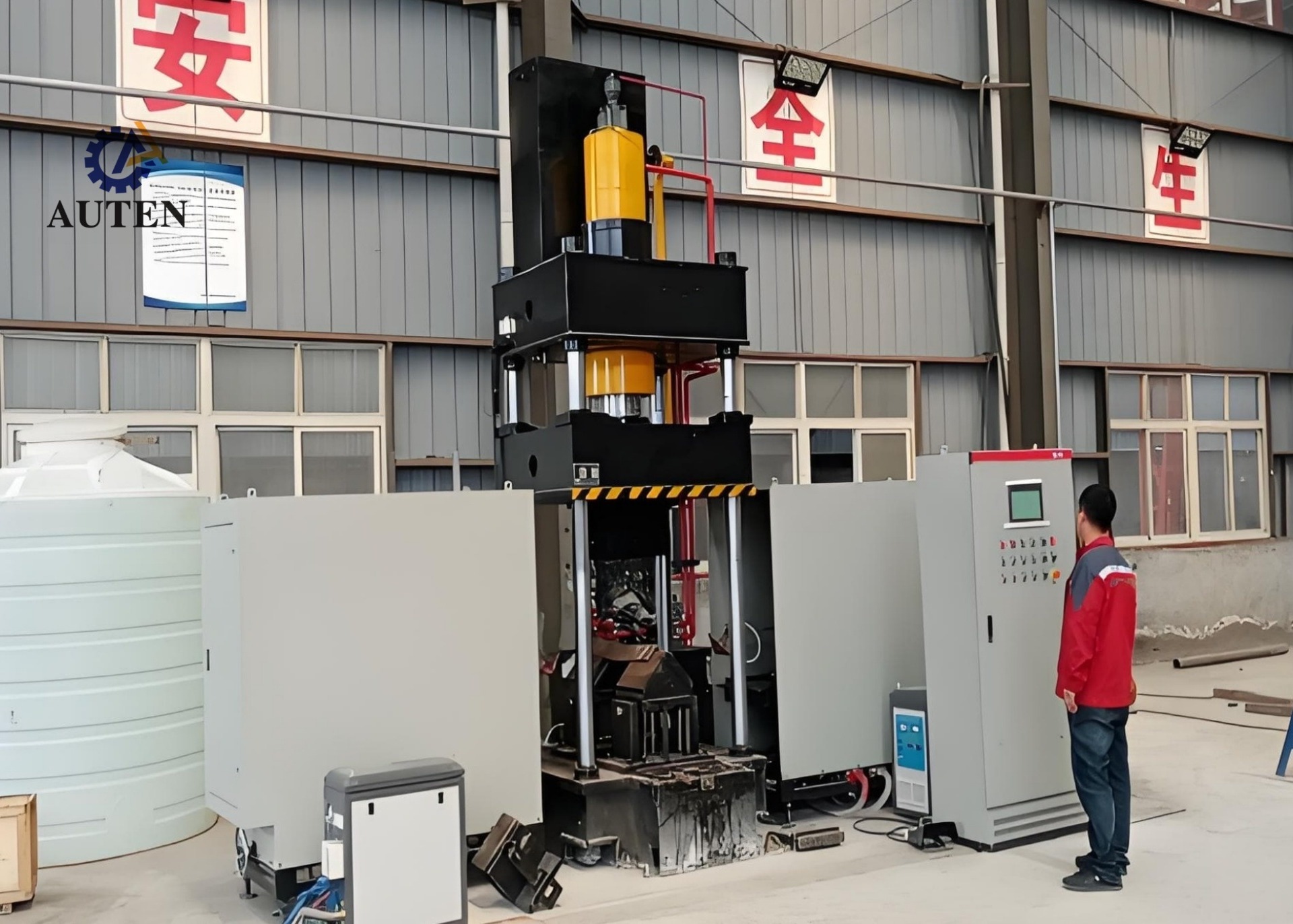 Intelligent CNC Heating Bending Machine For Angle & Plate With Hot Bending