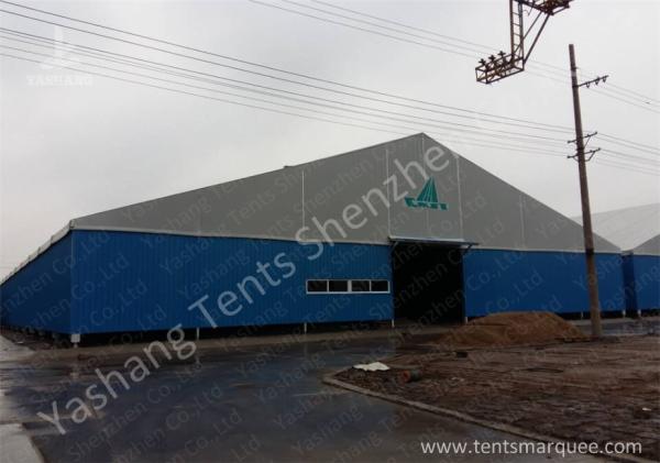 30 X 50M Industrial storage tents buildings Color Steel Plate Wall Roller Shutter Door