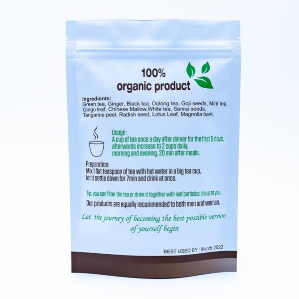 Biodegradable And Eco-Friendly Stand Up Pouches For Nutraceuticals Packaging With Reusable Zipper And Tear Notch.