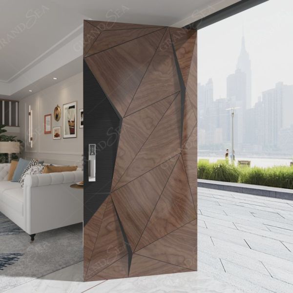 Co-signed by Lamborghini Hot Sale  Modern Fashion  Superior a Class Lock System Aluminium Door