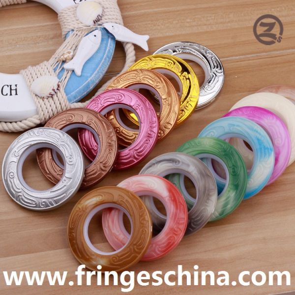 Fashion Prime ABS Plastic Custom Curtain Rings Circles Rod Accessories