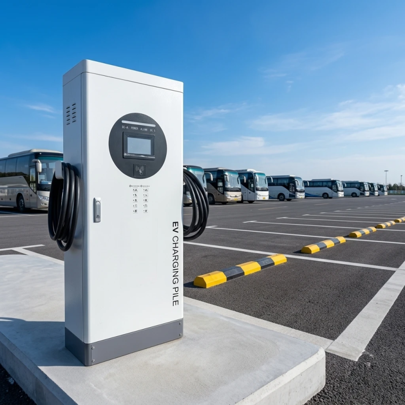 New DC Fast Charger EV Charging Station with 120KW-240KW Output Power 400V Input Voltage and GB/CCS1/CCS2 Interface Standard