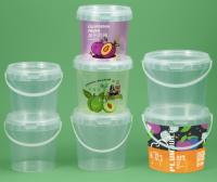 Boîtier en plastique pour le stockage des aliments avec logo personnalisable