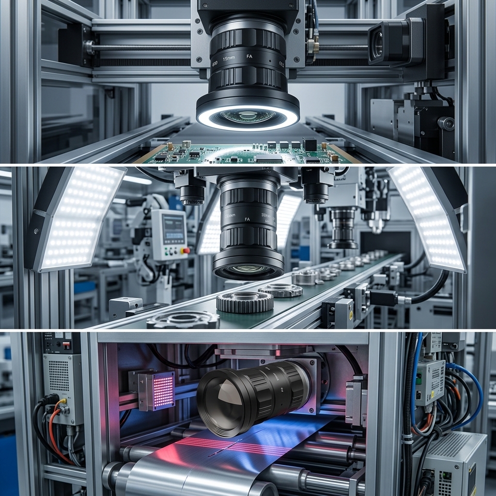 8K 3.5μm High RI Φ30mm Camera Lens Machine Vision Line Scan