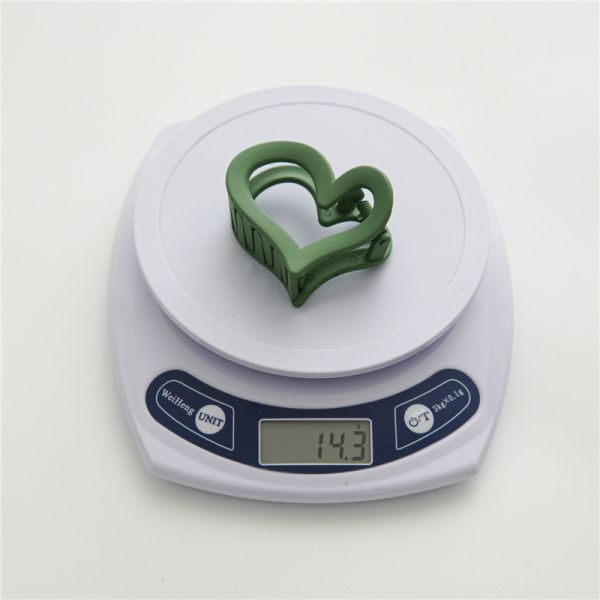 Candy color love heart resin girls grab clip store accessories ins hairpin plastic new clip headwear spot wholesale