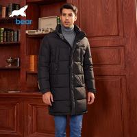 Utilidad-estilo Larga con capucha de invierno abrigada chaqueta