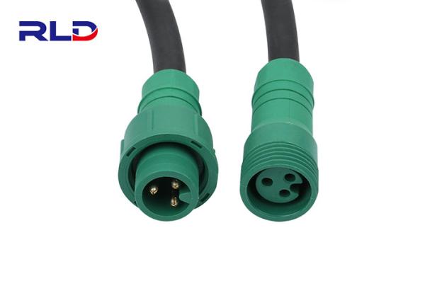 Male Female 2Pin 3Pin Extension Cable Wire Connector IP67 Waterproof Connector