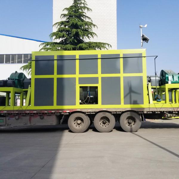 Manure Horizontal Fermentation Tower Organic Fertilizer Equipment 30KW Heating Power