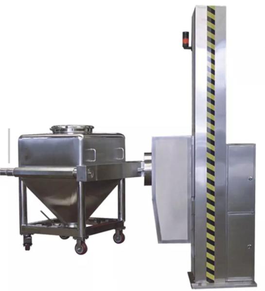480L IBC Bin Coluna Única Elevadora Misturador de Pó para Alimentos Farmacêuticos Industriais