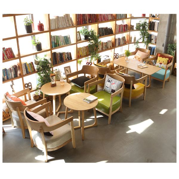 Commercial Cafeteria Restaurant Dining Table And Chairs 4 Piece 120cm