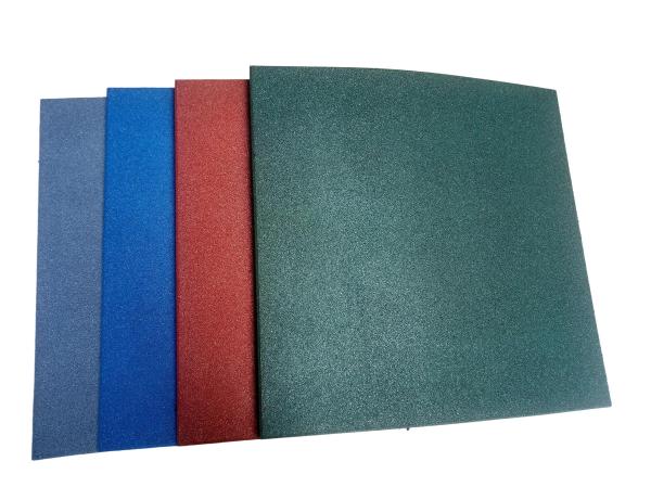 Environment Friendly Crumb Rubber Granules Sound Insulation Colored Rubber Granules Blue