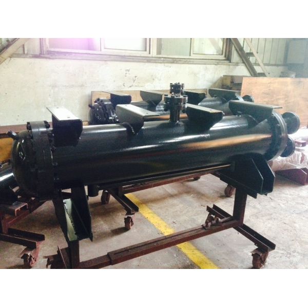 Aluminum Marine Engine Tube Heat Exchanger , Oil Cooler Heat Exchanger