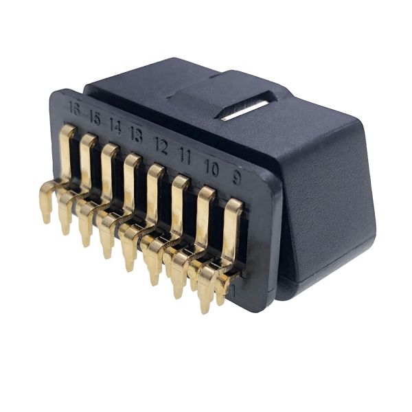 Pins Qty 16p OBDII Plug With Lock for Car Diagnostic Tool