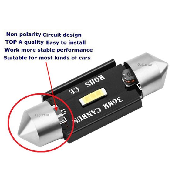 Festoon CSP 12VDC 36mm LED Car Interior Dome Lights