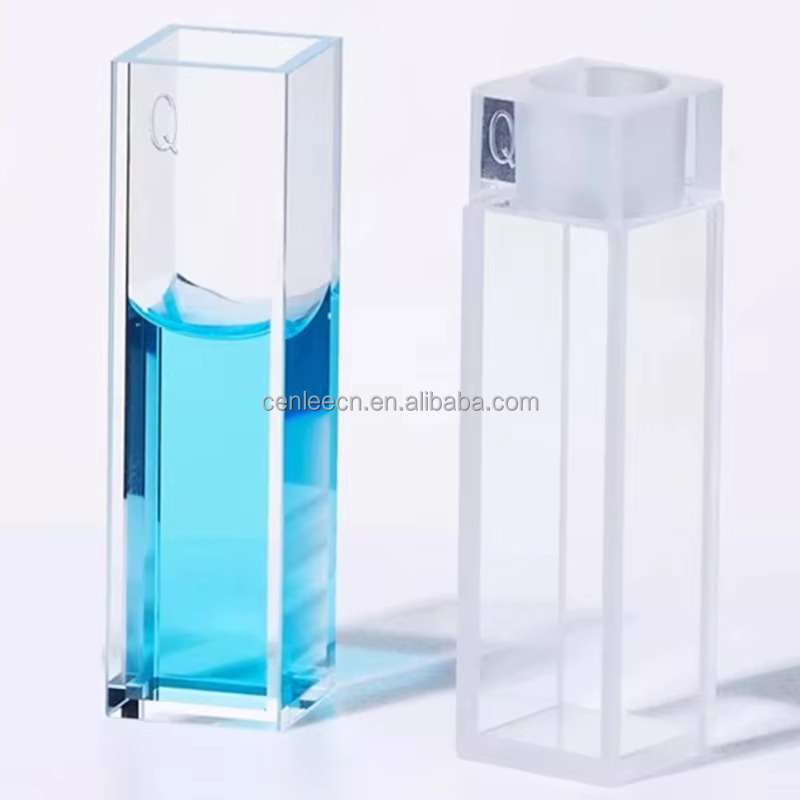 2pcs/set Factory High-transmittance Cuvette Quartz Cell Cuvette Laboratory 5mm 10mm 20mm 30mm Cuvette