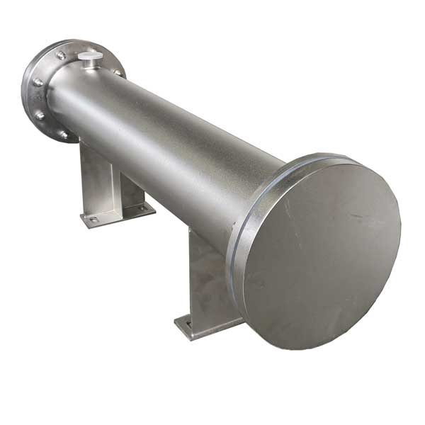 7.5kw Double Tube Sheet Heat Exchanger 0.8-2.0mm Steam Condenser