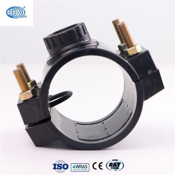 20mm To 1000mm Water Plastic Pipe Fitting Saddle Clamp Heavy Duty 16bar ODM
