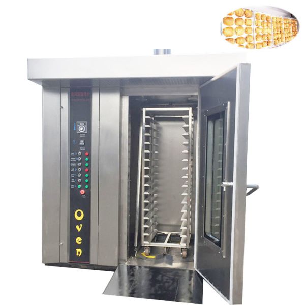 Diesel Heating 16 Trays Rotary Commercial Baking Oven 380V Mini Electric