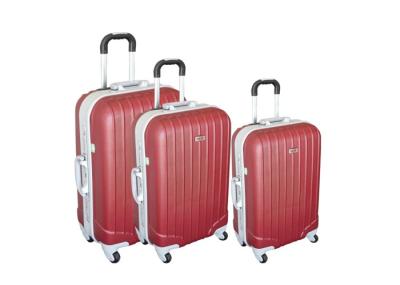 Set Of 3 Travel Luggage Sets Oxford Cloth ABS Material With Key Plastic Lock