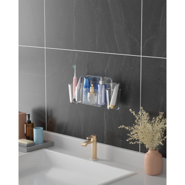 всасывание стены держателя зубной щетки держателя чашки WGO зубной щетки широкой собственной личности 32cm слипчивое