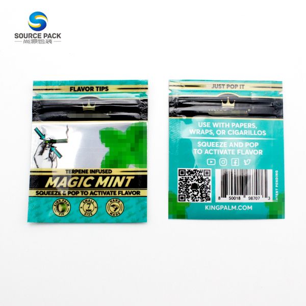 Plastic Heat Seal Cigar Packaging Customized For Smoking Tip