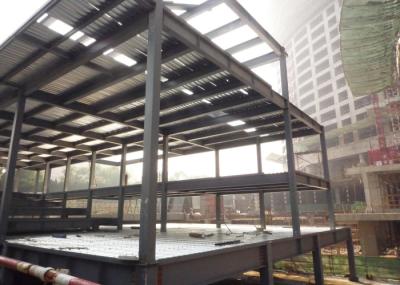 Cinza médio da construção clara pré-fabricada da construção de aço com primeira demão do Alkyd