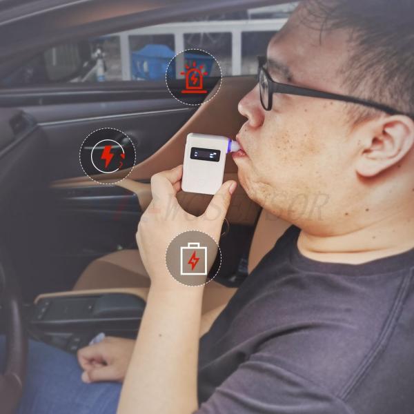 Japan OEM/ODM WG800 Driving Essentials Parking with Backlight Breathalyzer Gadget Digital Breath Alcohol Tester(WG800)