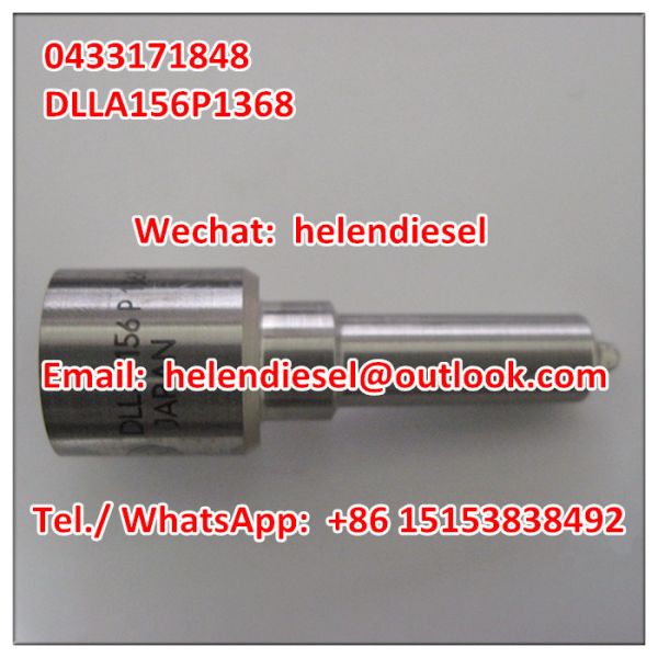 Genuine and New  injector nozzle 0433171848 , 0 433 171 848, DLLA156P1368 , DLLA 156 P 1368 ,  original