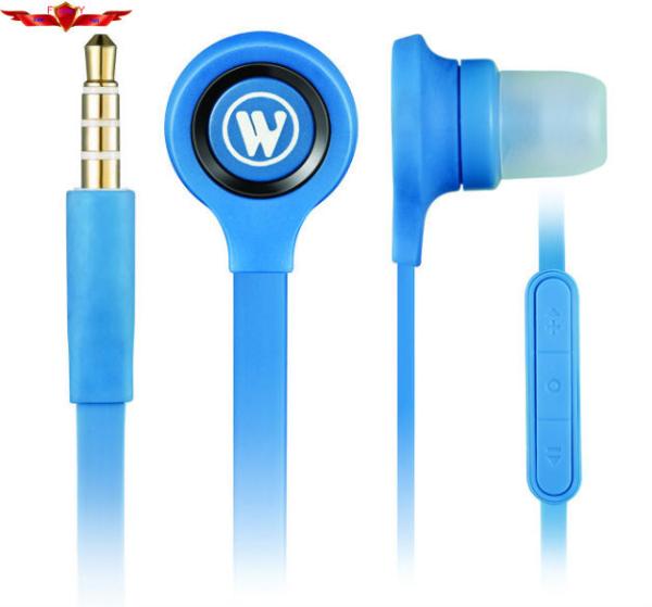 Hot Selling Super Bass 3.5MM Wired In Ear Earphone With MIC For Iphone 5S Multi Colors