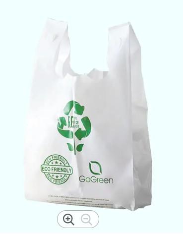 PBAT Biodegradable Reusable Shopping Bags Environmentally Friendly