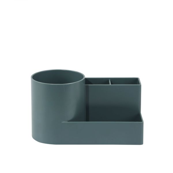 Kids Candy Square Pen Tabletop Plastic Stationery Organiser