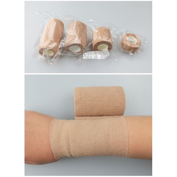 прилипателя медицинского использования повязк 4.5-5m повязка медицинского хирургического красного эластичная