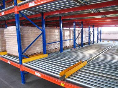 Heavy Duty Gravity Racking High Density Pallet Live Racking For Warehouse Storage
