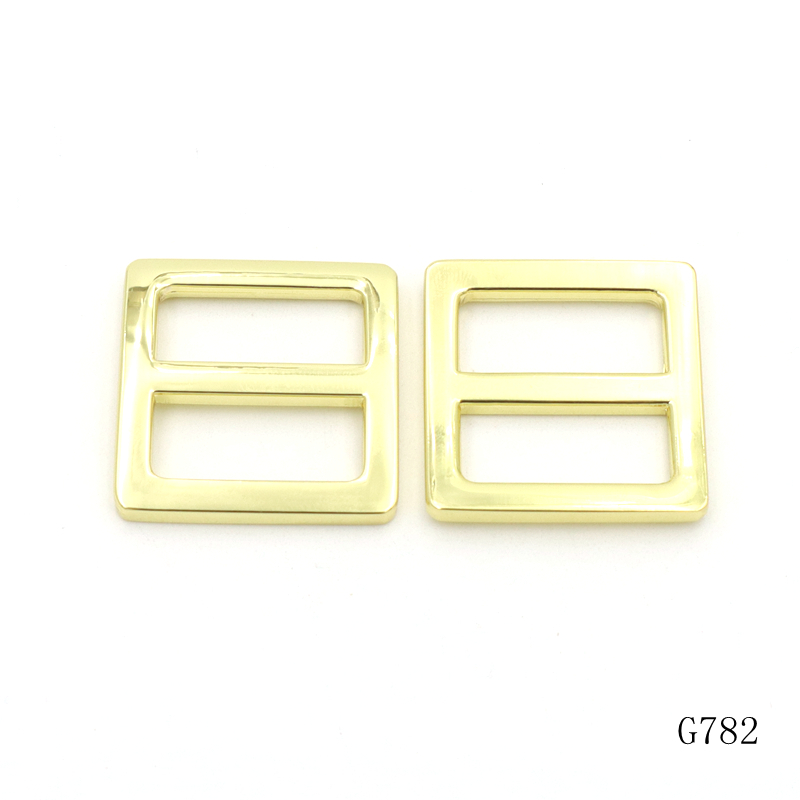 19mm Webbing Adjustment Buckle OEM ODM Tri Glide Buckles For Lady Handbag