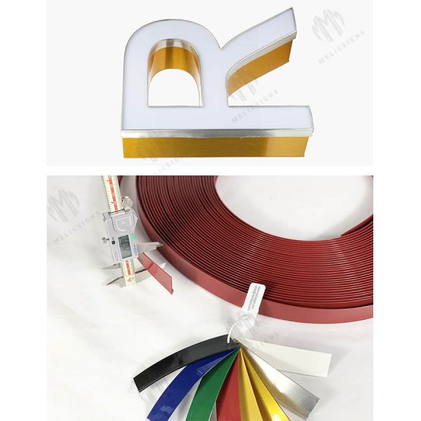 100% Virgin Plastic Trim Cap 2.0CM Width Green Color For Outdoor Market Sign