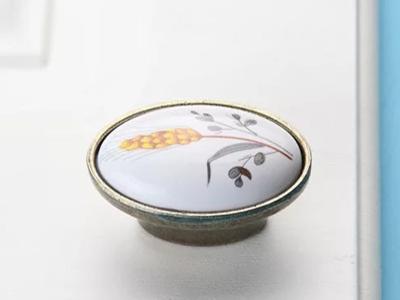Cabinet Porcelain Handles And Knobs Zinc Dresser Handles Pattern Ceramic Furniture Handles