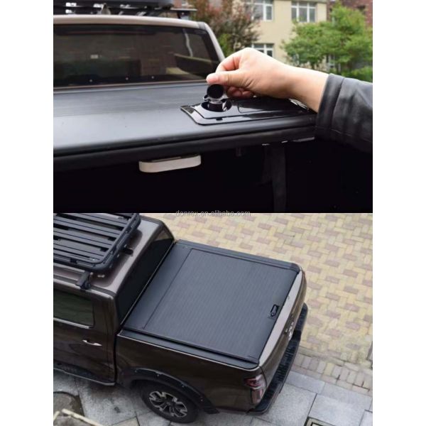 No Drill Installation Ford F150 Raptor Roller Shutter Tonneau Cover for Pickup Trucks