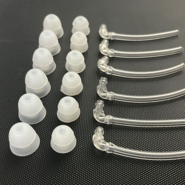 Прозрачные формы уха крышек аксессуаров 2 слуховых аппаратов изготовленные на заказ