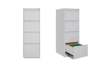 0.089 CBM 45kgs Bearing Capacity  Steel Drawer Cabinet