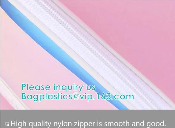 HOLOGRAPHIC MAKEUP BAG, PU TPU MATERIAL MAKEUP travel wash bag waterproof makeup bag cosmetic bags, ECO FIRENDLY PACKAGE