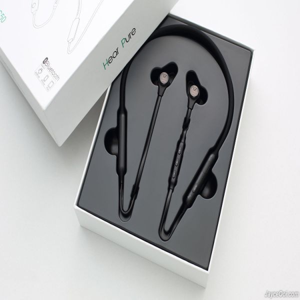 Hi-fi earphone packaging rigid gift box with EVA foam  luxury headphone paperbox