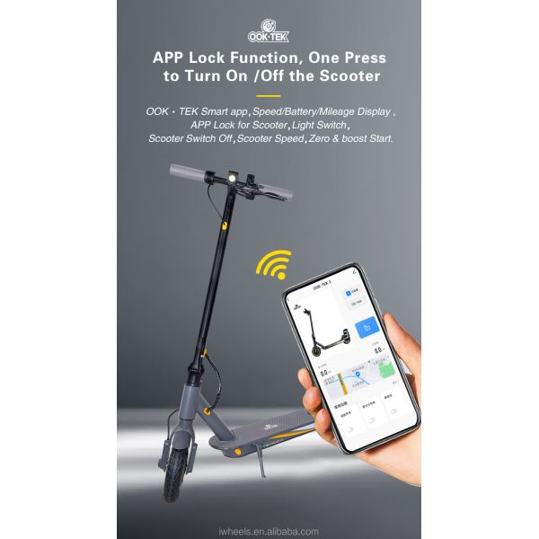 Two-wheel Scooter 8.5 Inch Road EU US Stock E Scooter Adults 30km/h Brushless Motor