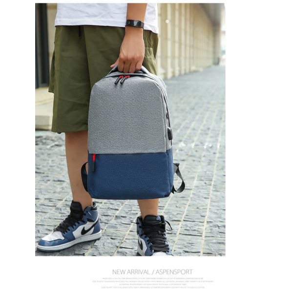 Waterproof School Backpack Set for Teenage Boys Customized Men Student Backpack 3 Set